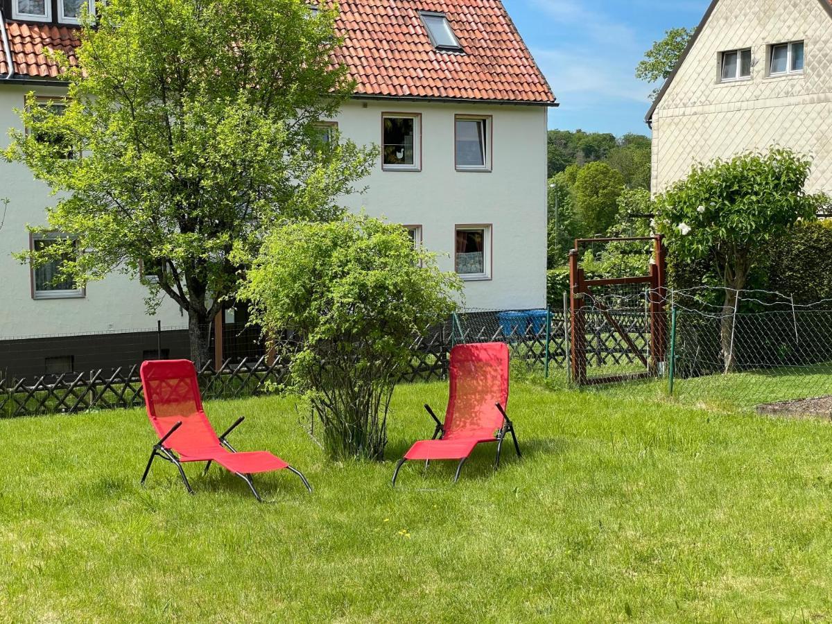 Ferienhaus Bellavita - Mit Grossem Eingezaeuntem Garten - Infrarotsauna - 3 Hunde Willkommen - Badesee 800M Entfernt Walkenried エクステリア 写真